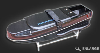 Carbon finish model - Deliverance Bait Boats